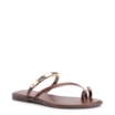 Rasteirinha Toe Ring Couro Marrom - imagem 1