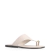 Rasteirinha Toe Ring Couro Off White - imagem 1