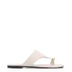 Rasteirinha Toe Ring Couro Off White - imagem 2