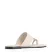 Rasteirinha Toe Ring Couro Off White - imagem 3