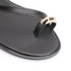 Rasteirinha Toe Ring Couro Preto - imagem 6