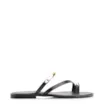 Rasteirinha Toe Ring Couro Preto - imagem 2