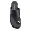 Rasteirinha Toe Ring Couro Preto - imagem 5
