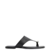 Rasteirinha Toe Ring Couro Preto - imagem 2