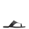 Rasteirinha Toe Ring Couro Preto - imagem 2