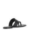 Rasteirinha Toe Ring Couro Preto - imagem 3