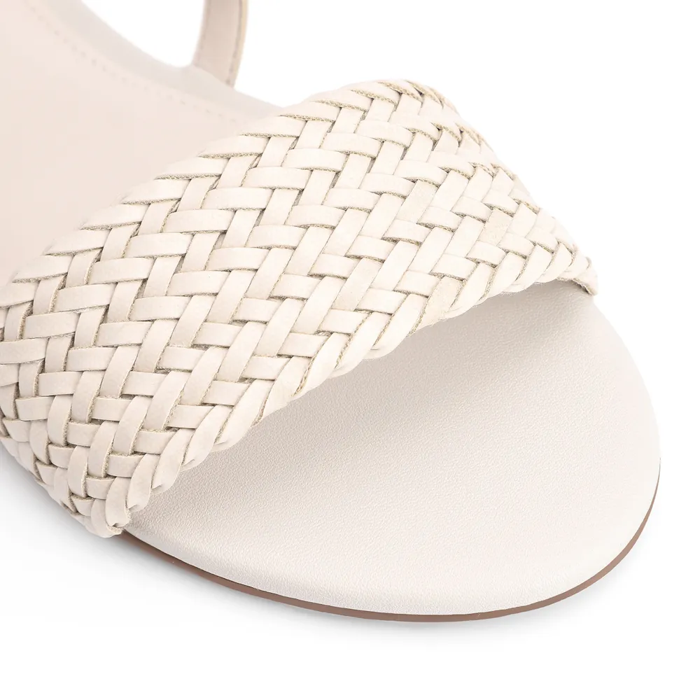 Rasteirinha Tramado Alt Tramado Off White - imagem 6