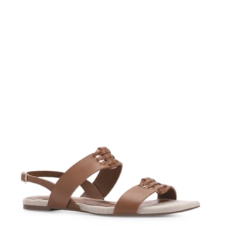 Couro Marrom/Alt Off White