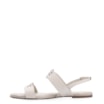 Rasteirinha Trançada Couro Off White/Alt Off White - imagem 4
