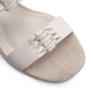 Rasteirinha Trançada Couro Off White/Alt Off White - imagem 6