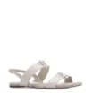 Rasteirinha Trançada Couro Off White/Alt Off White - imagem 1