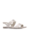Rasteirinha Trançada Couro Off White/Alt Off White - imagem 1