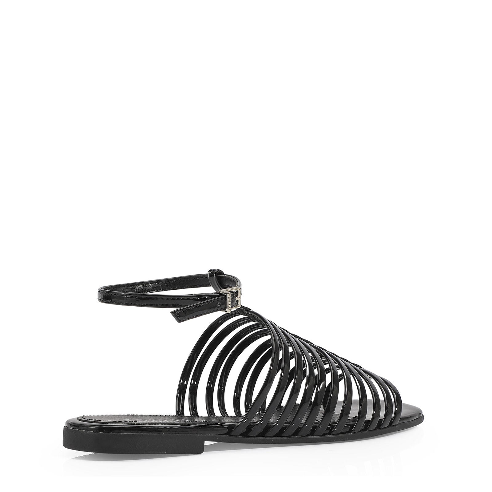 Rasteirinha Verniz Preto