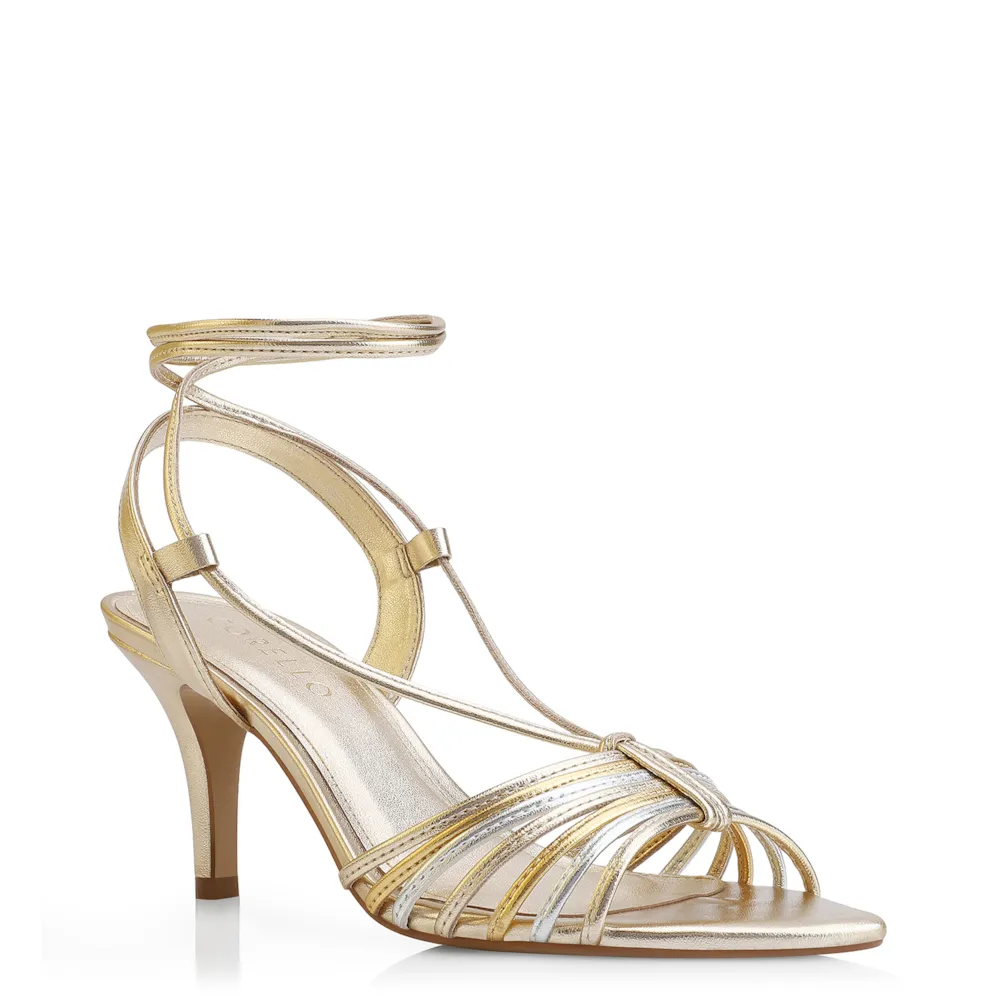 Sandália Alt Dourado/Prata