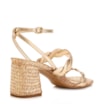 Sandália Alt Dourado/Ráfia Natural - imagem 3