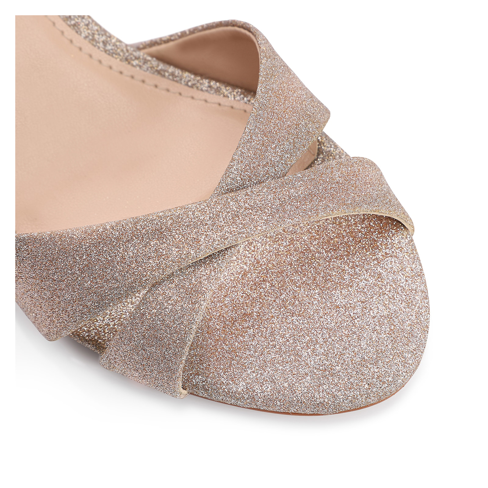Sandália Alt Glitter Rose