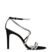 Sandália Alt Nobuck Preto/Strass Prata - imagem 3