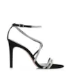 Sandália Alt Nobuck Preto/Strass Prata - imagem 3