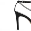 Sandália Alt Nobuck Preto/Strass Prata - imagem 8