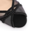Sandália Alt Nobuck Preto/Tela Preto - imagem 7