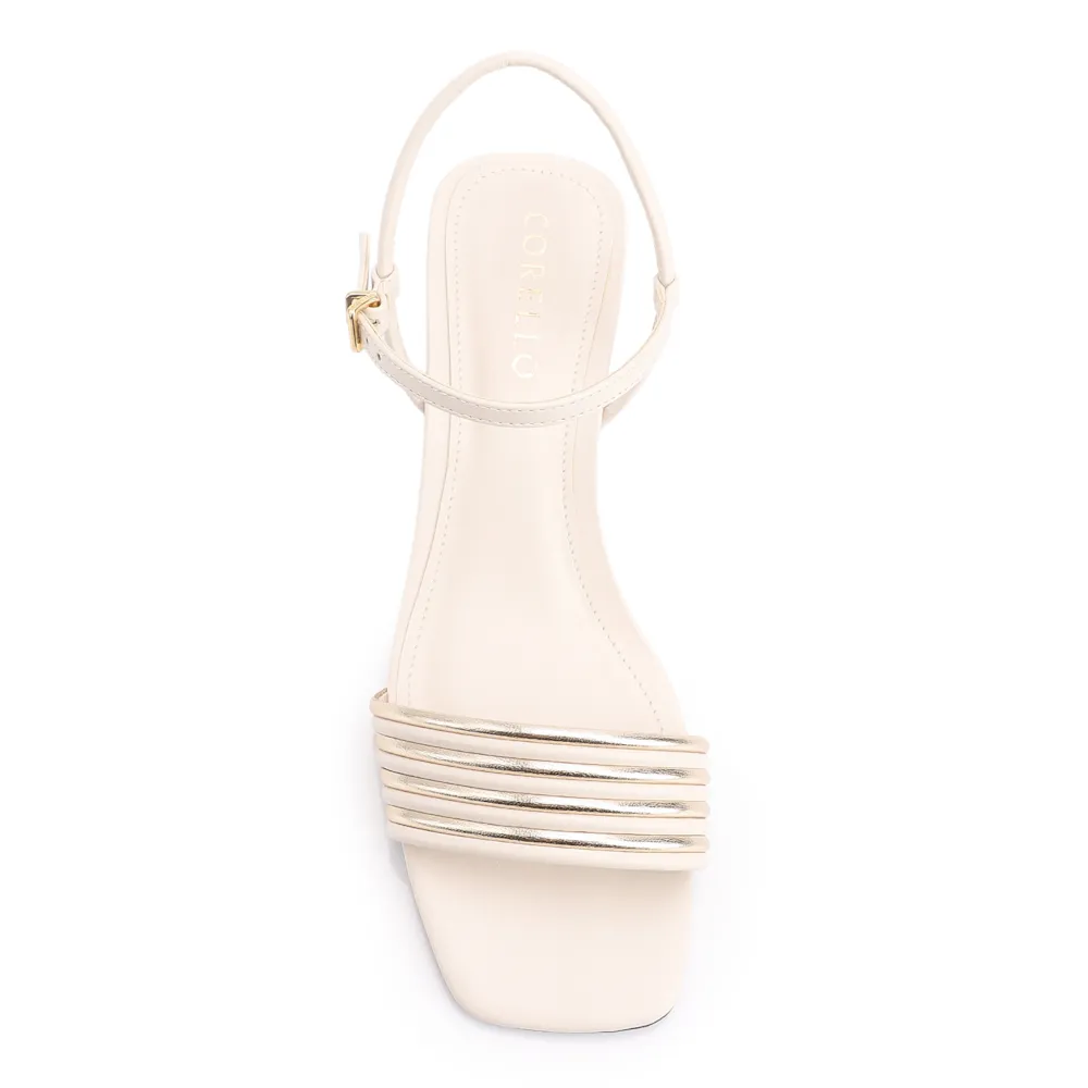 Sandália Alt Off White/Alt Dourado - imagem 5