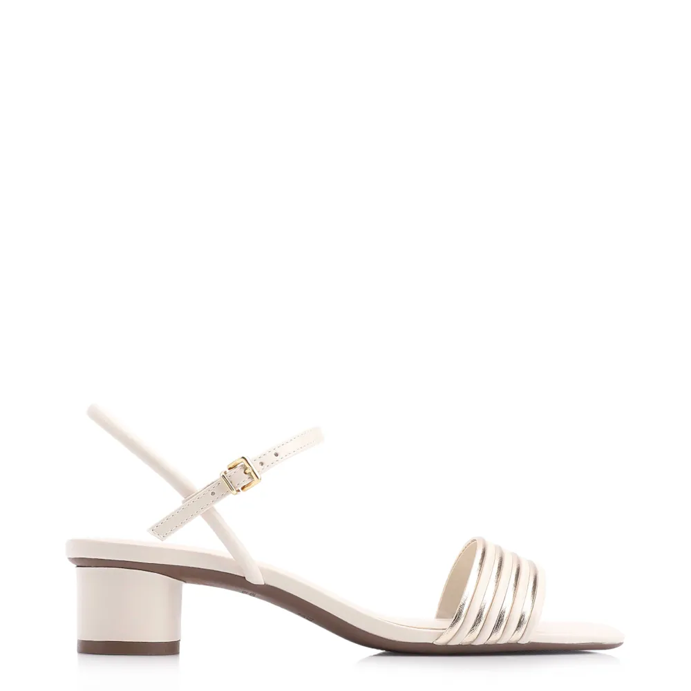 Sandália Alt Off White/Alt Dourado - imagem 2