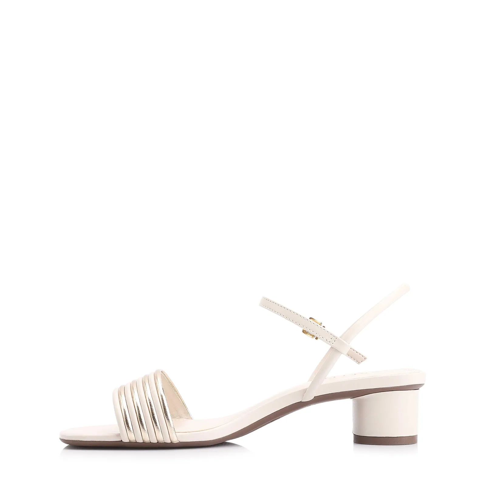 Sandália Alt Off White/Alt Dourado