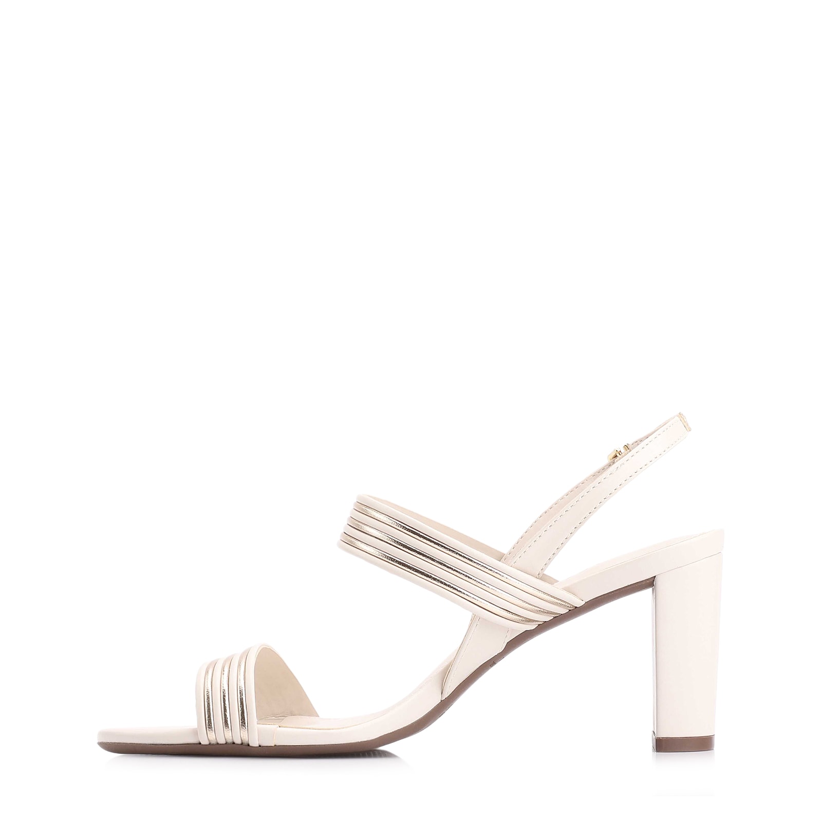 Sandália Alt Off White/Alt Dourado