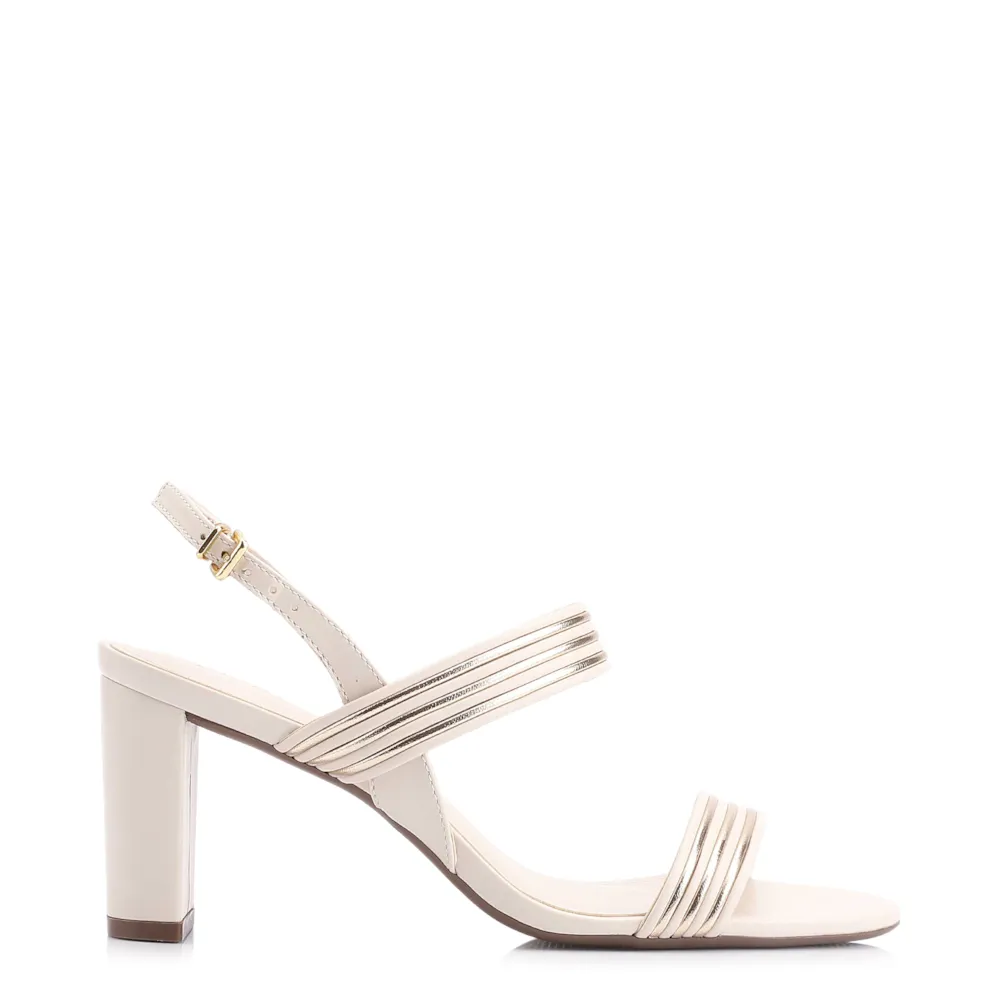 Sandália Alt Off White/Alt Dourado - imagem 3