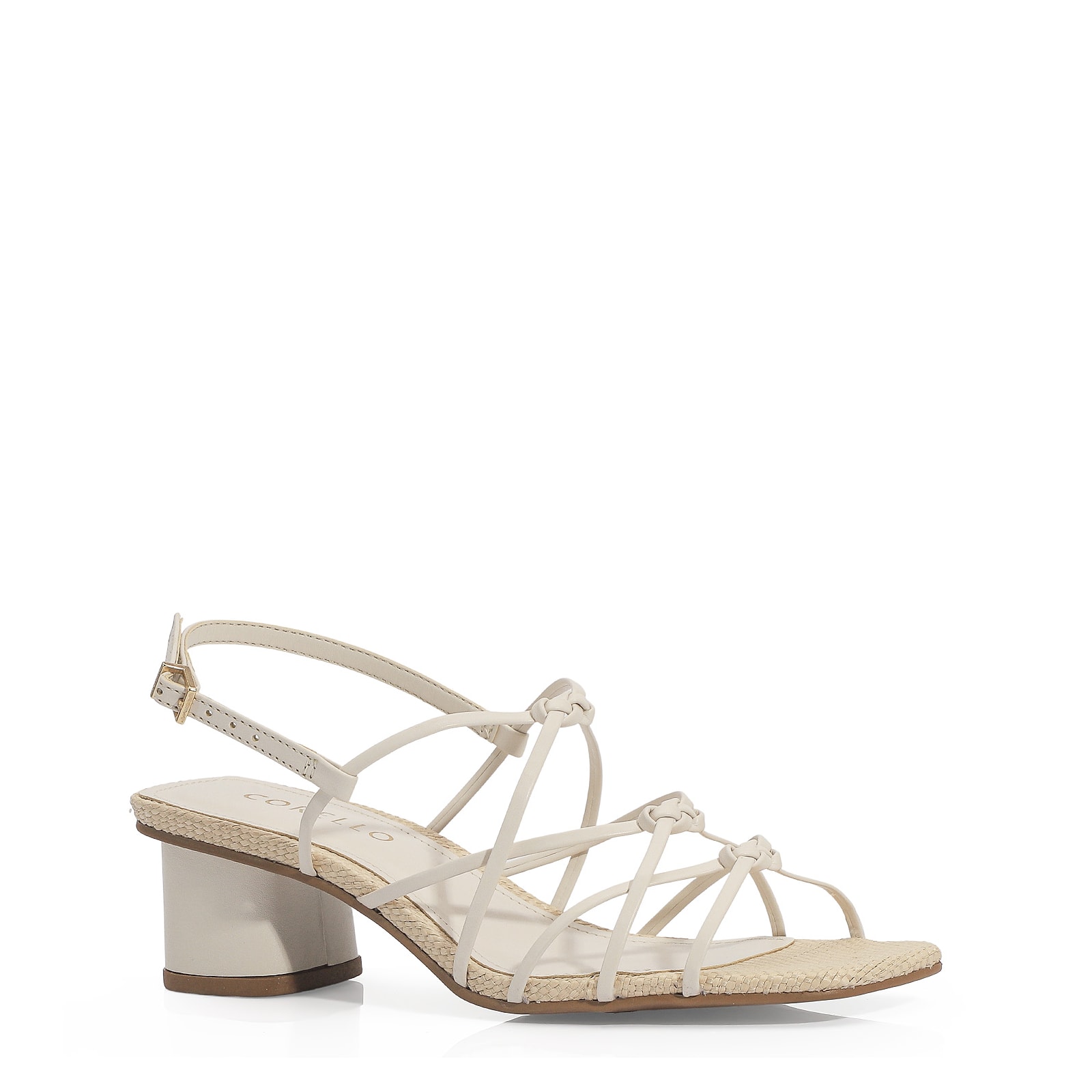 Sandália Alt Off White/Ráfia