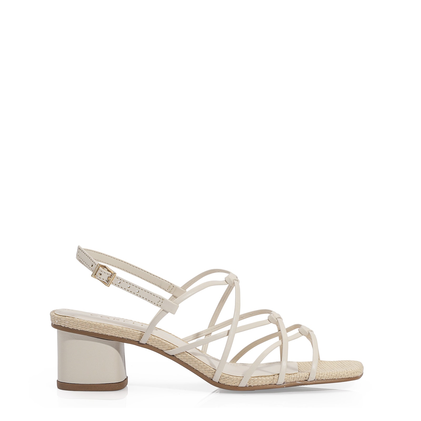 Sandália Alt Off White/Ráfia