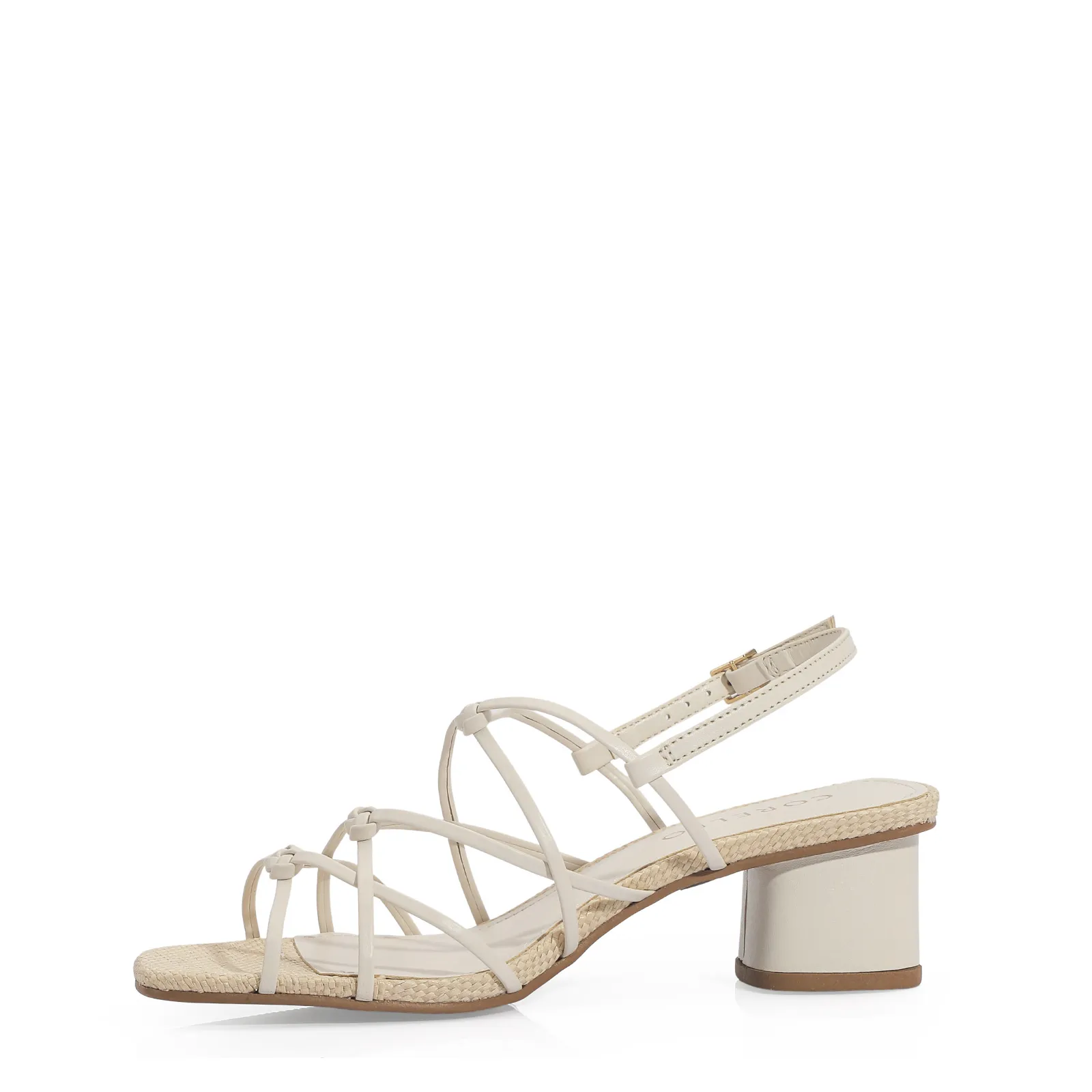 Sandália Alt Off White/Ráfia