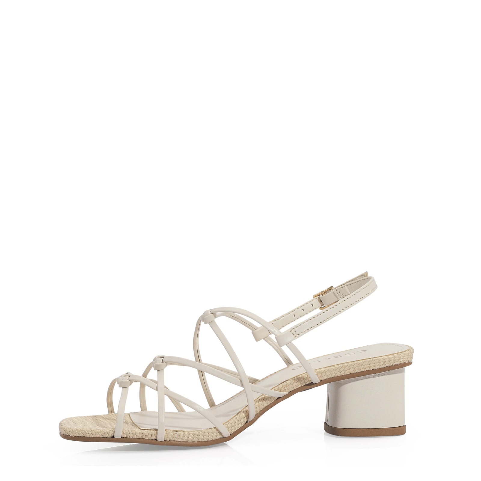 Sandália Alt Off White/Ráfia