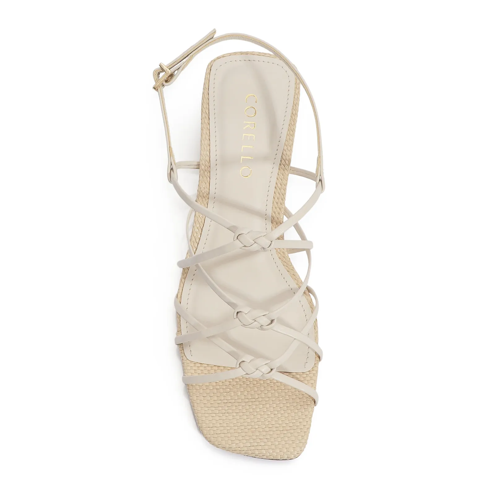 Sandália Alt Off White/Ráfia