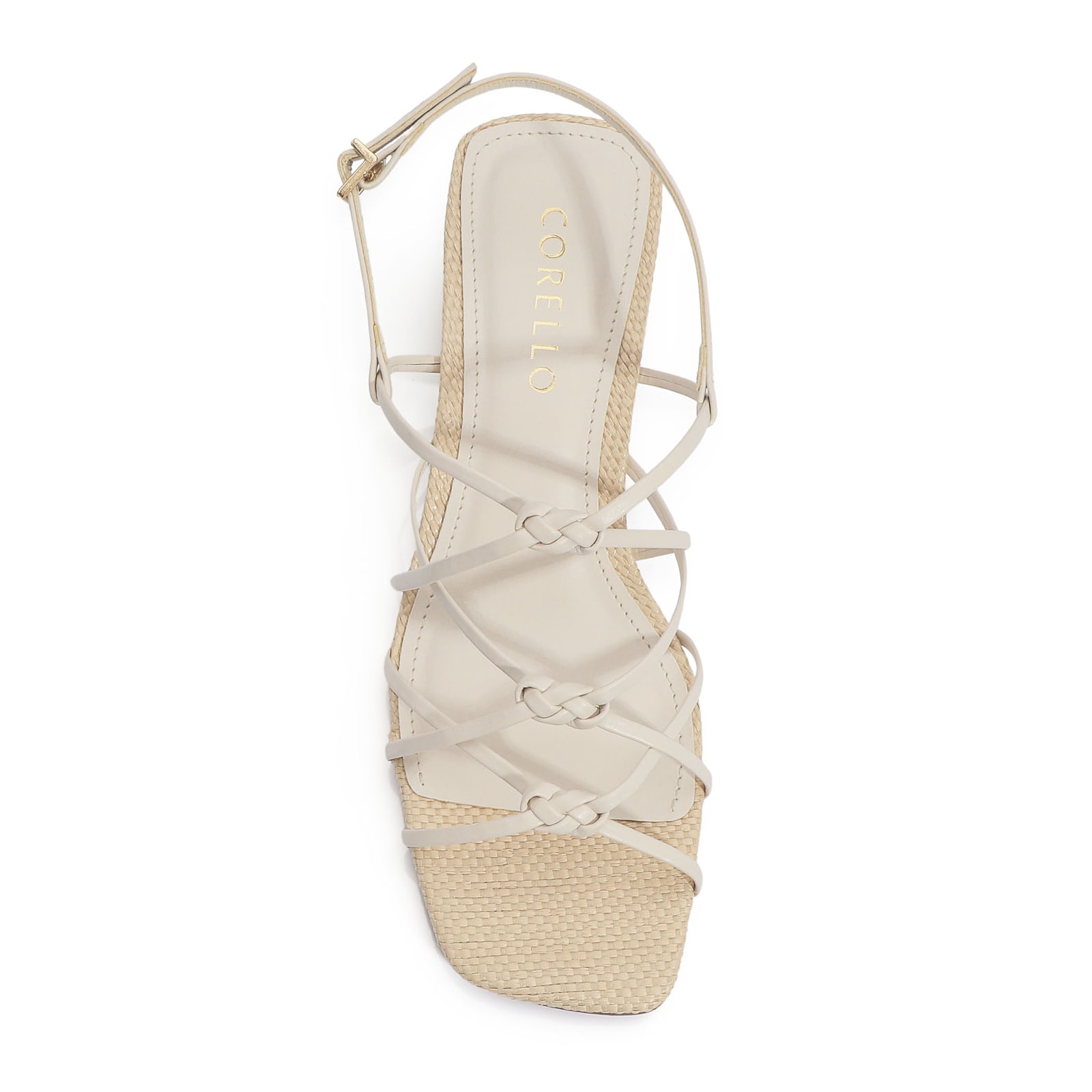 Sandália Alt Off White/Ráfia