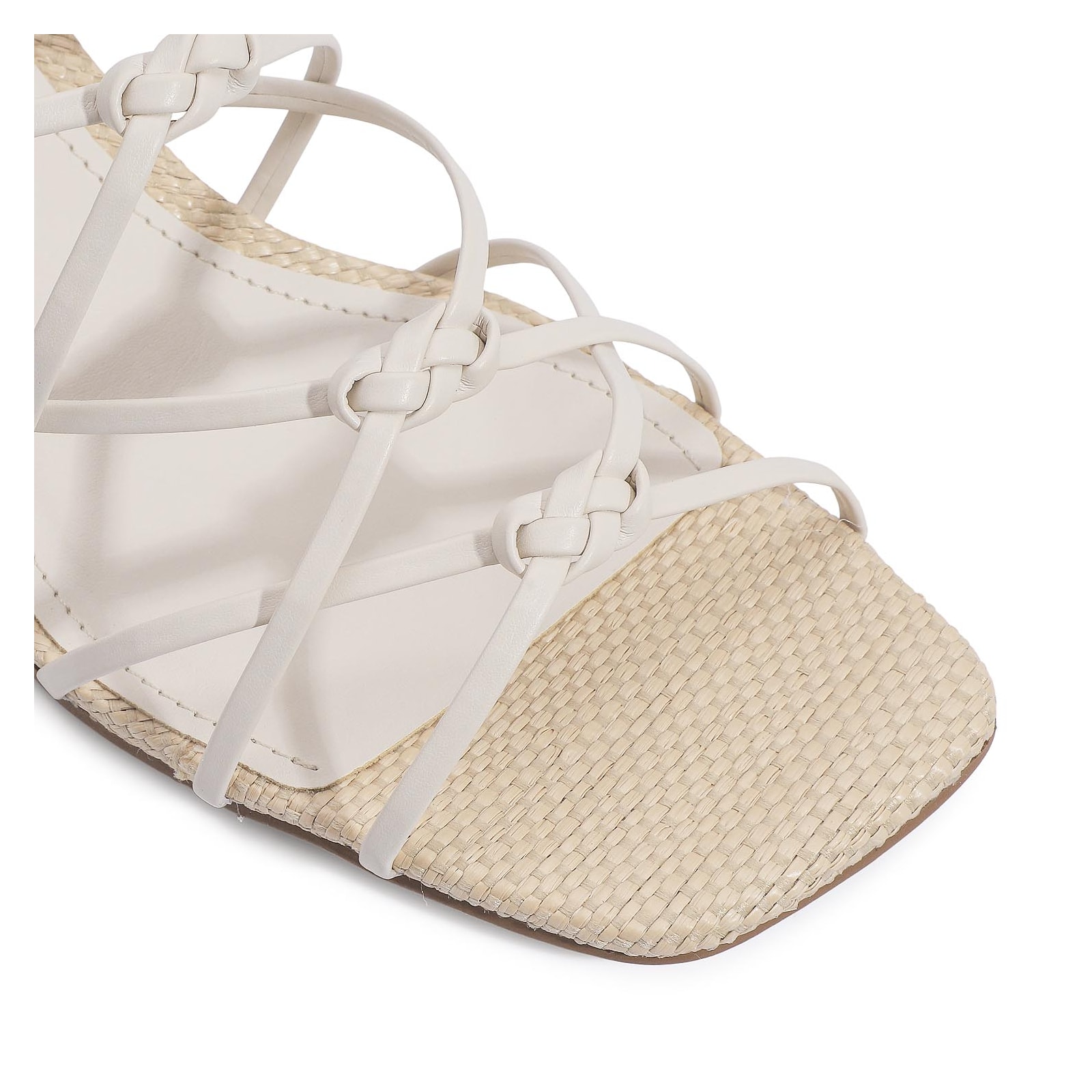Sandália Alt Off White/Ráfia