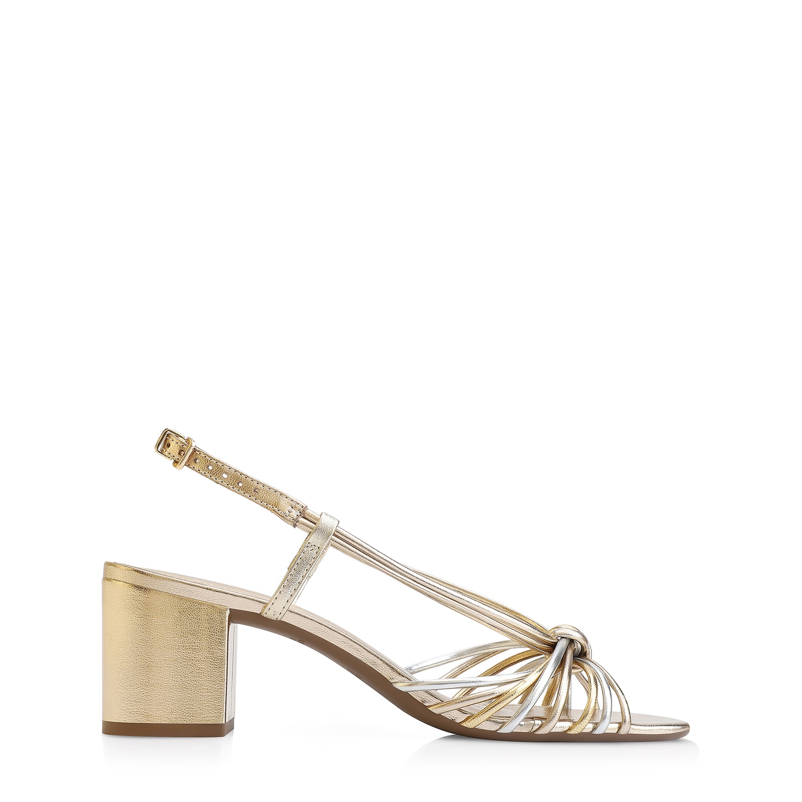 Sandália Alt Prata/Dourado