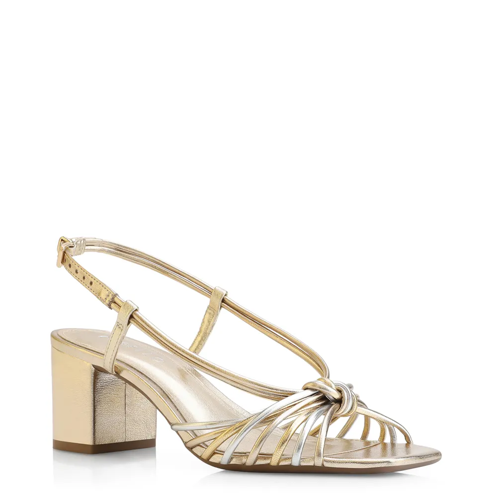 Sandália Alt Prata/Dourado