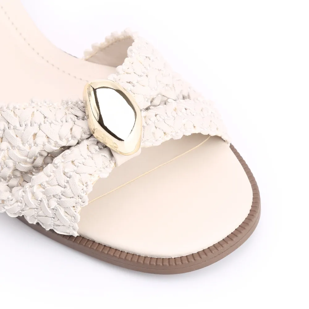 Sandália Alt Tramado Off White - imagem 7