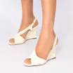  Sandália Anabela Alt Lux Off White - imagem 2