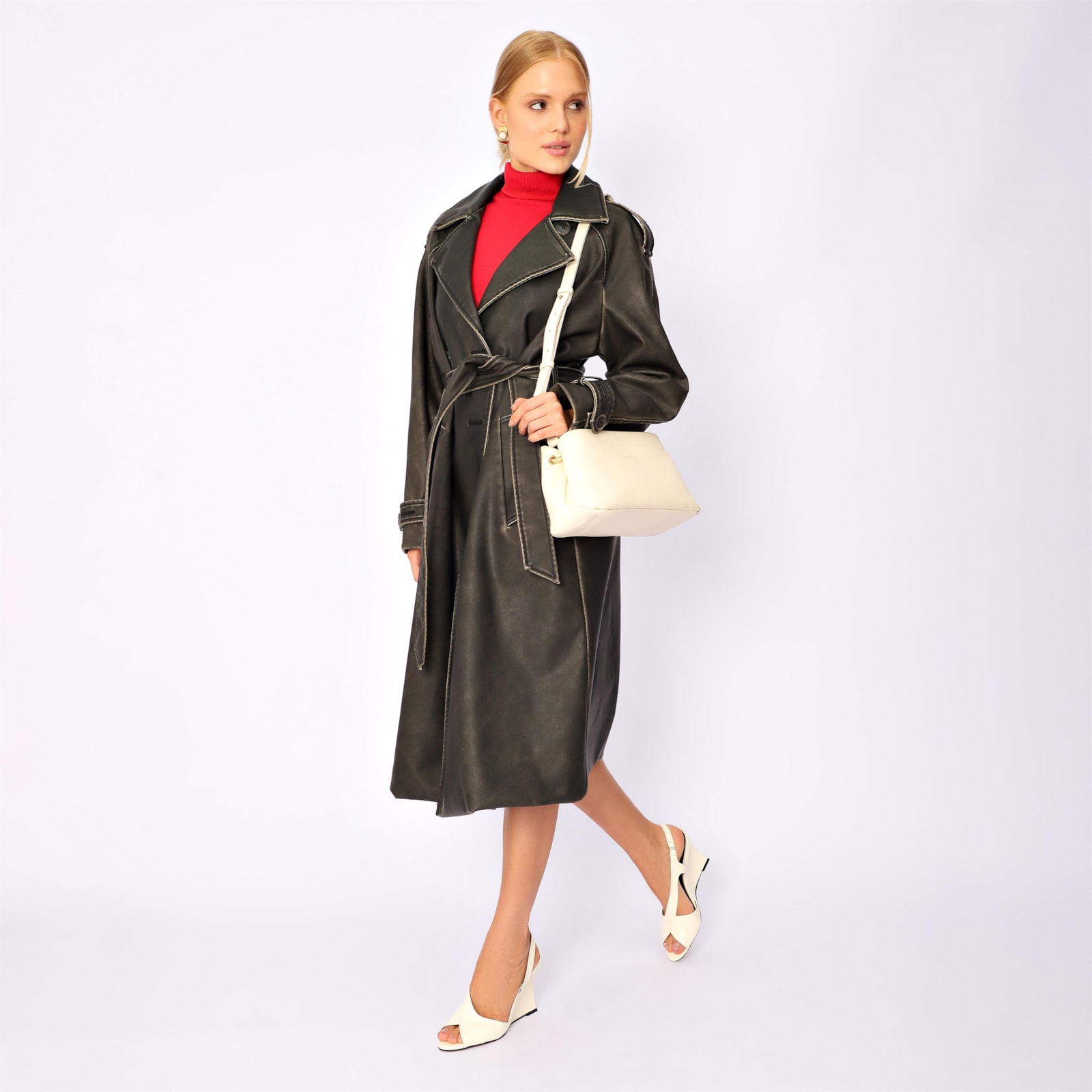  Sandália Anabela Alt Lux Off White