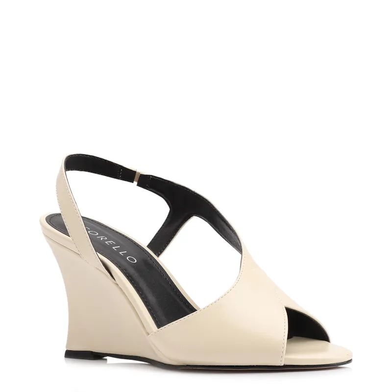 Sandália Anabela Alt Lux Off White