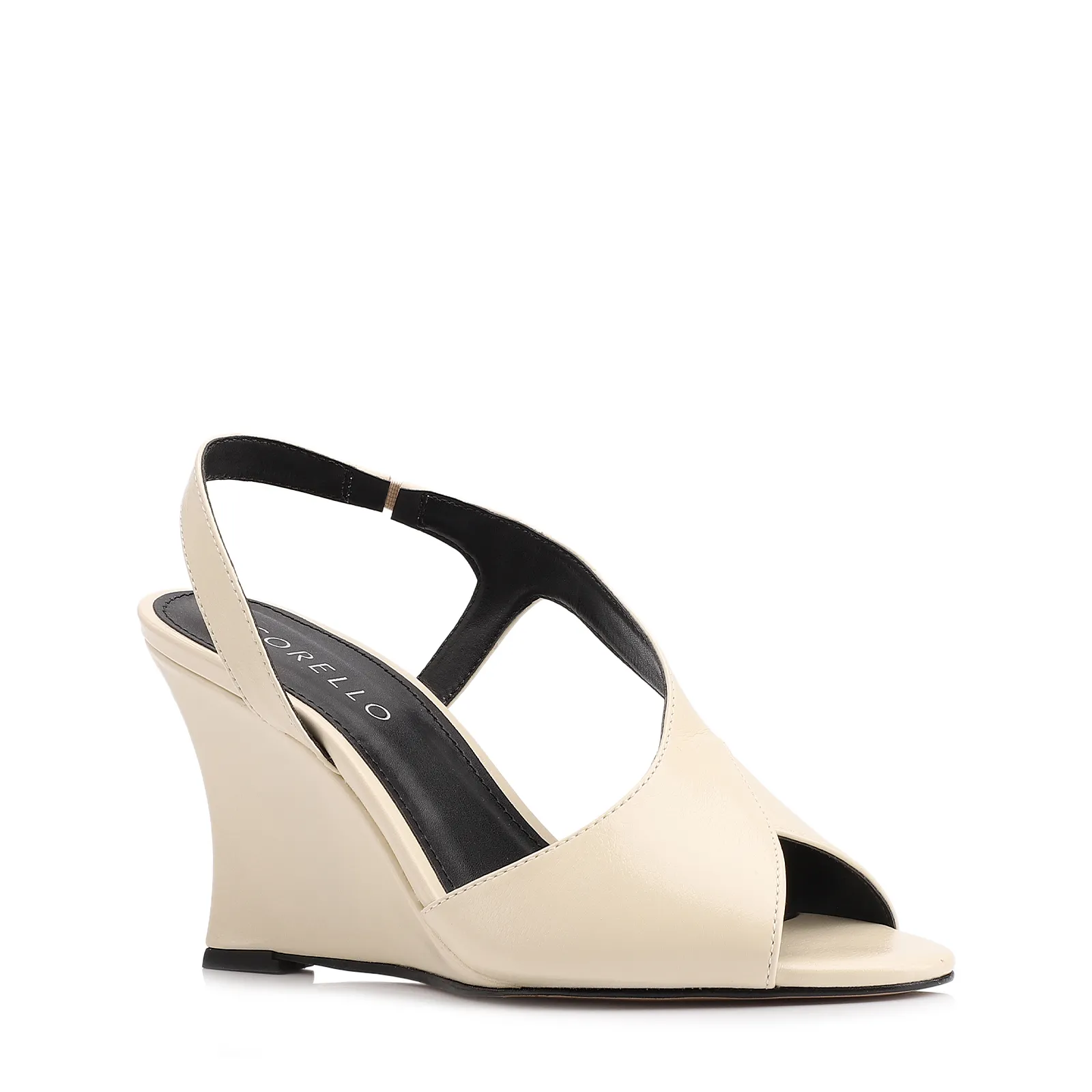 Sandália Anabela Alt Lux Off White
