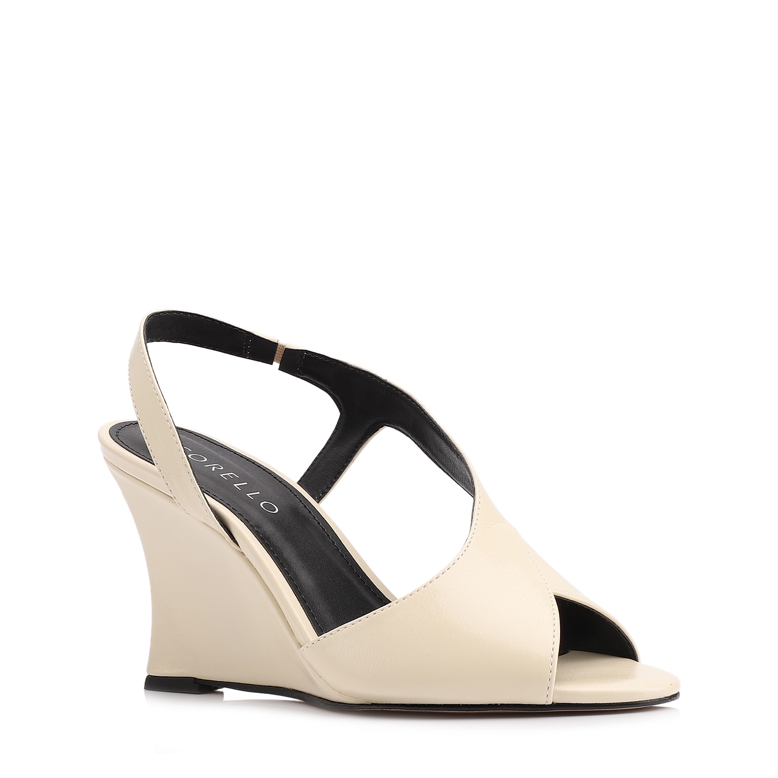 Sandália Anabela Alt Lux Off White