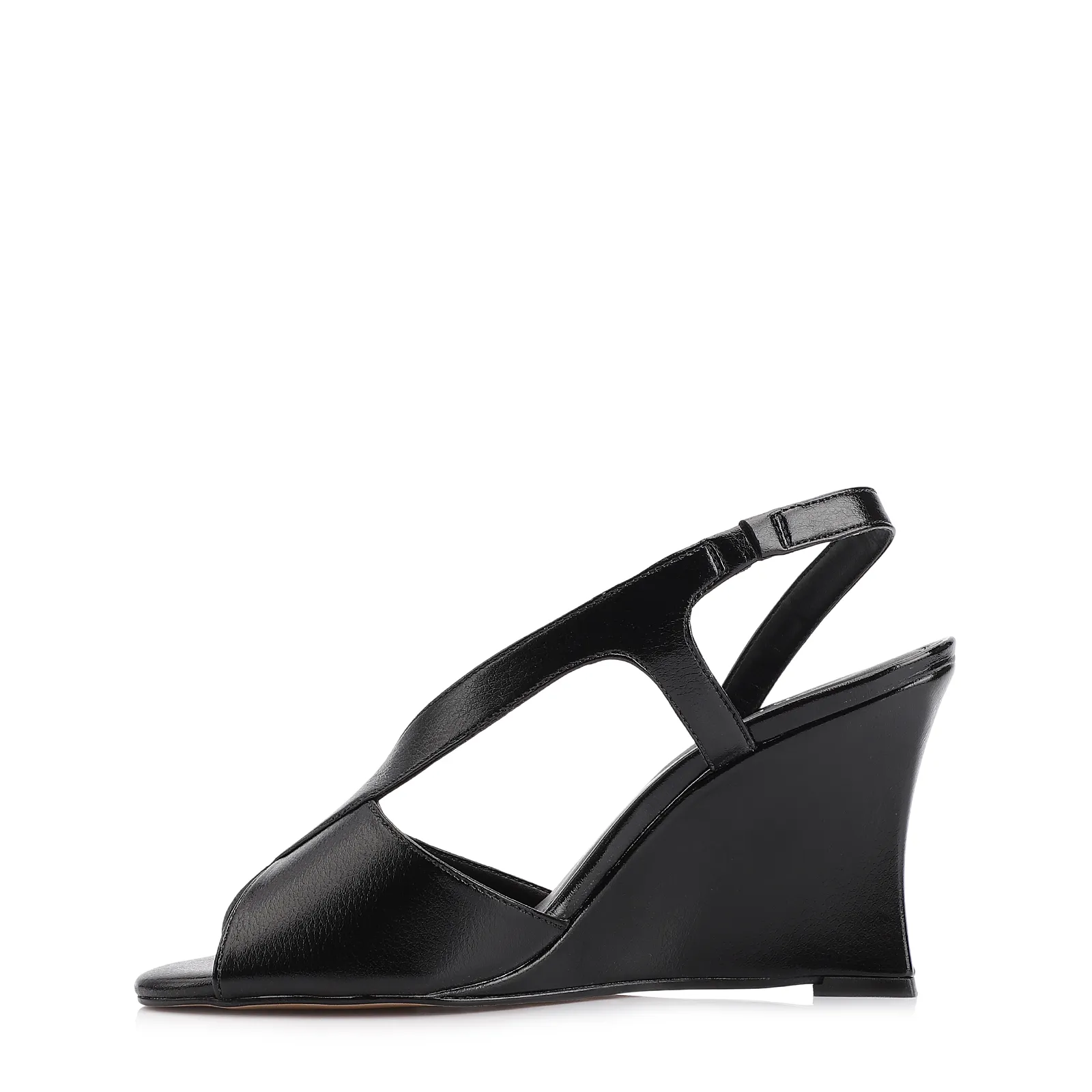 Sandália Anabela Alt Lux Preto
