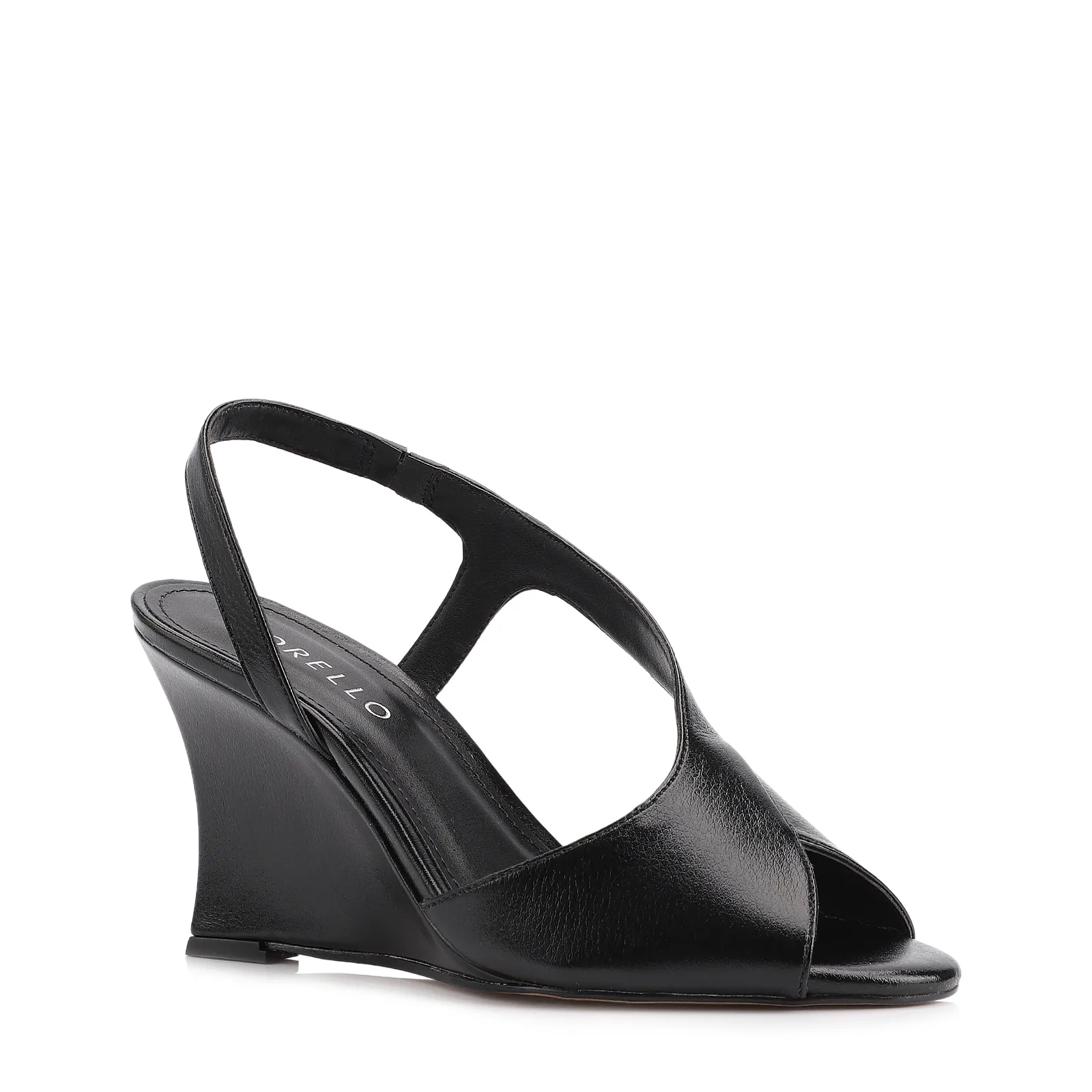 Sandália Anabela Alt Lux Preto