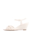 Sandália Anabela Couro Off White - imagem 5