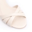 Sandália Anabela Couro Off White - imagem 7