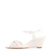 Sandália Anabela Couro Off White - imagem 5