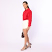 Sandália Animal Print Salto Bloco Médio Alt Lenço Python Off White - imagem 10